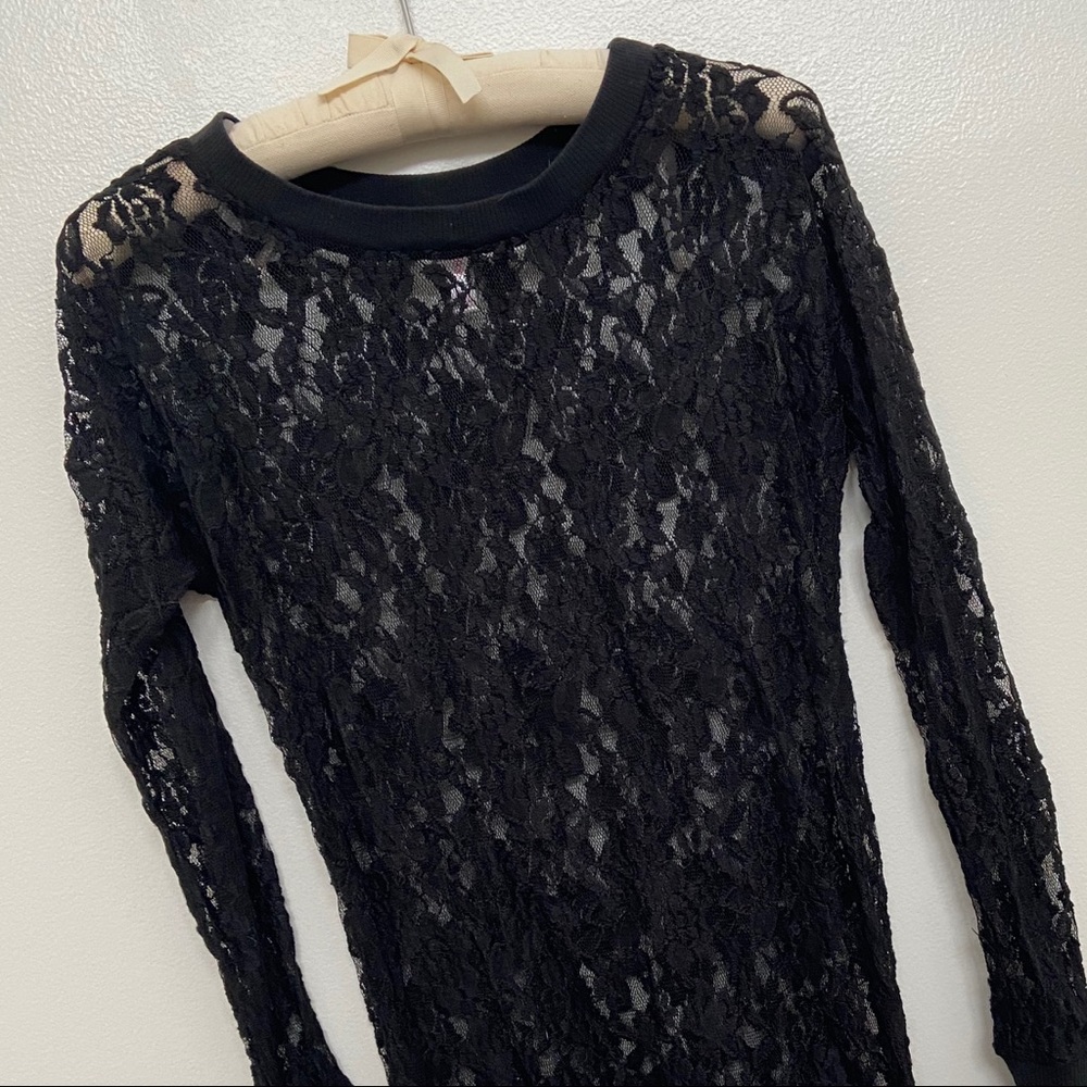 Black Lace Top